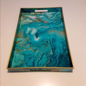 Lacquered, Sturdy, Beautiful Serving Tray